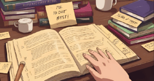 試験前日！ソワソワと「ド忘れ」と「直前までやる！」の誓い