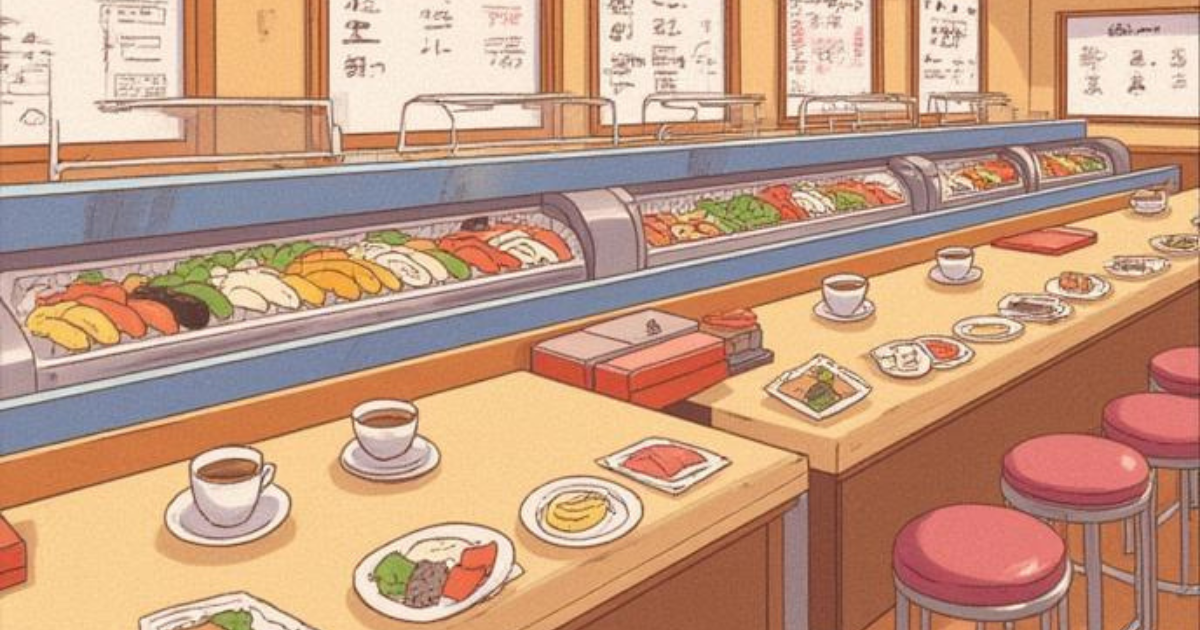 回転寿司で心身復活！ 休息日でもしっかり３時間半学習