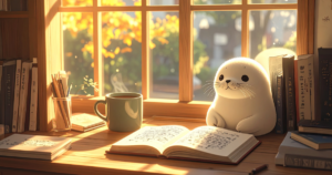 行政書士試験対策！ 待望の日曜とあざらし先生の癒やし