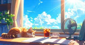 行政書士試験対策！ 猛暑の出勤と最強お助けテキスト